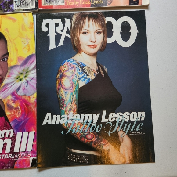 Vintage Y2K Flash Tattoo Magazine Lot Of 4 Magazines Womens Tattoos 1998 2001 - Picture 6 of 16